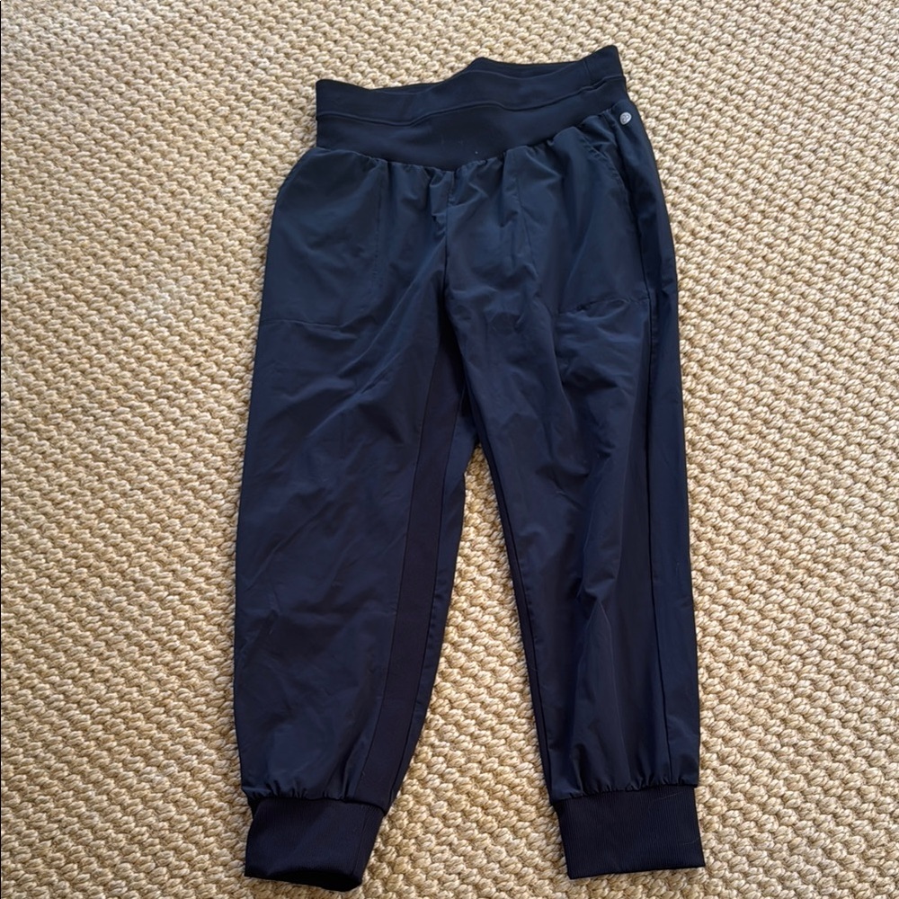 Zella Black Track Pants Joggers Elastic Waistband